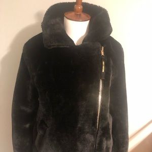 Juicy Couture Black Label faux fur jacket Size S
